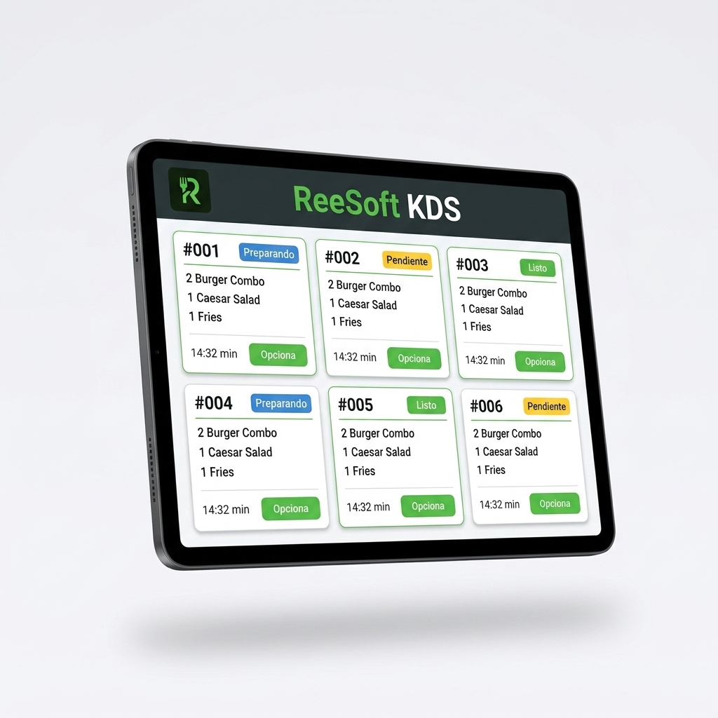 ReeSoft Panel de Cocina KDS